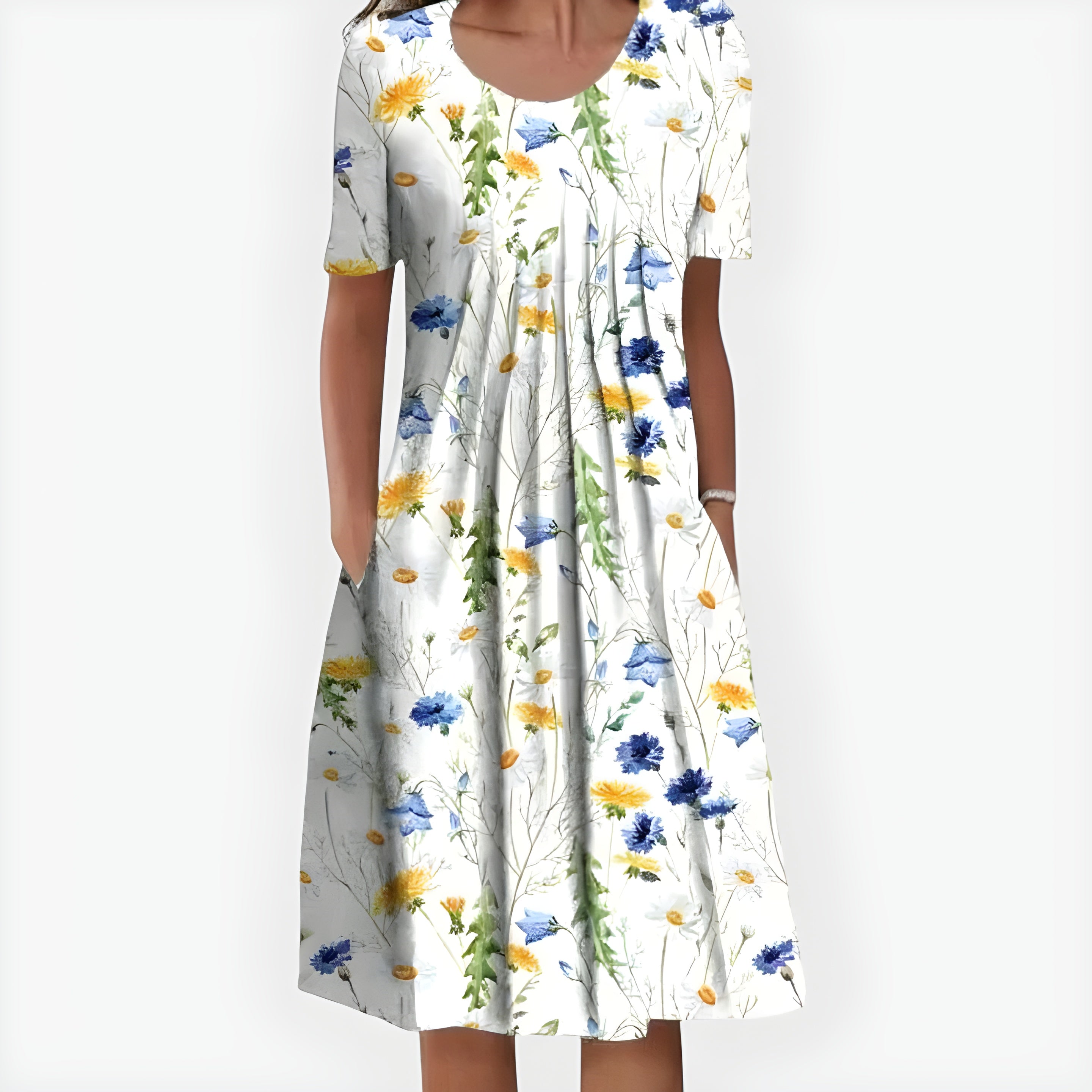 Camilla™ | Abito Elegante che Copre la Pancia