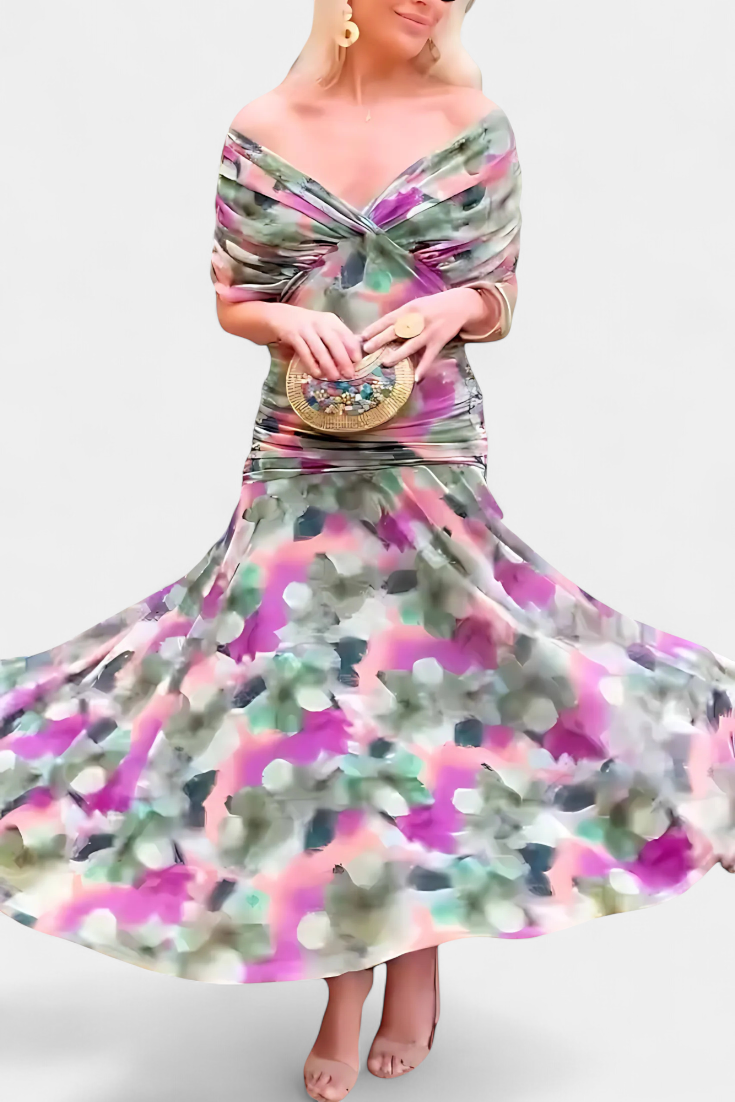 Alizée™ | Abito Floreale Elegante