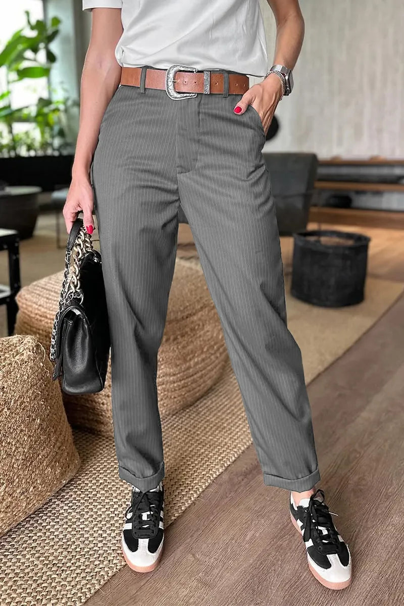 Renata™ | Pantaloni Eleganti a Righe che Valorizzano la Silhouette