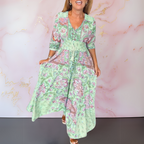 Bella™ | Elegante maxi-abito boho con cintura