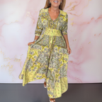 Bella™ | Elegante maxi-abito boho con cintura