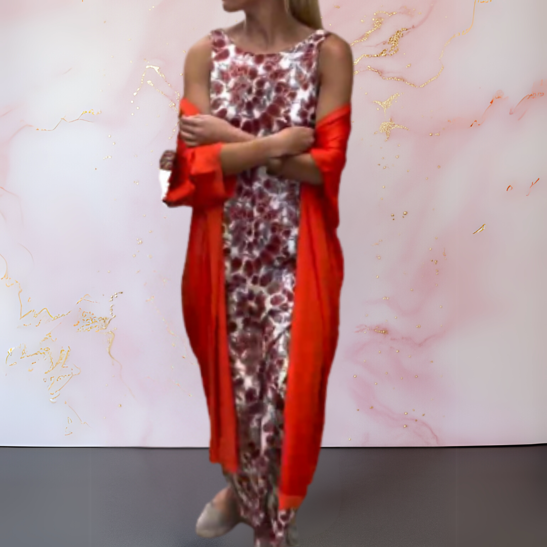 Sabine™ | Elegante set abito con cardigan