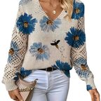 ORNELLA™|MAGLIONE FLOREALE