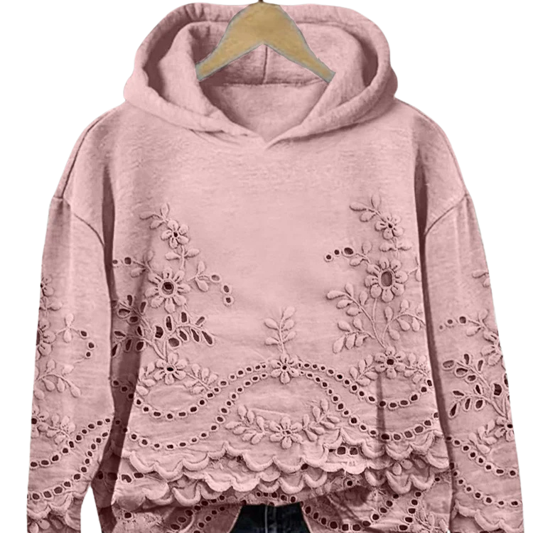 CHARLIZE™|FELPA FLOREALE ELEGANTE