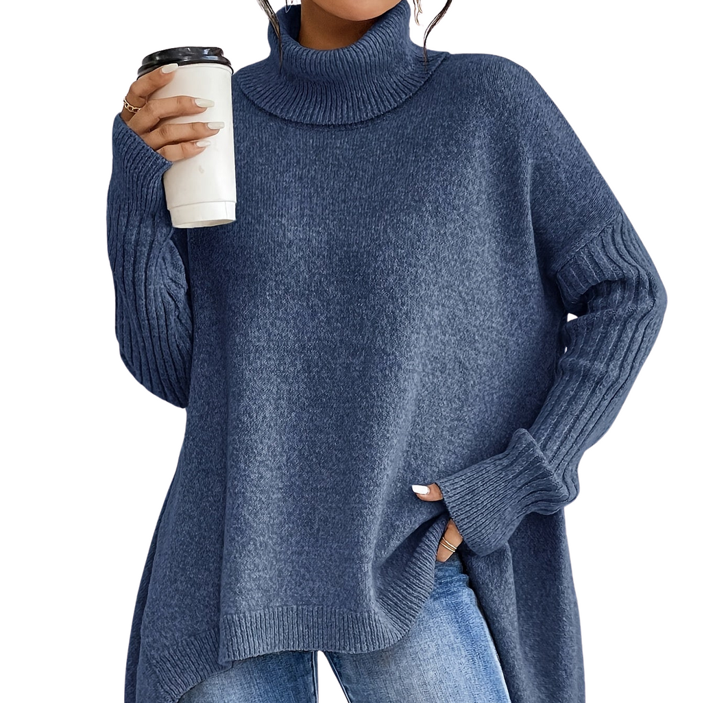 ODETTE™|MAGLIONE DOLCEVITA OVER