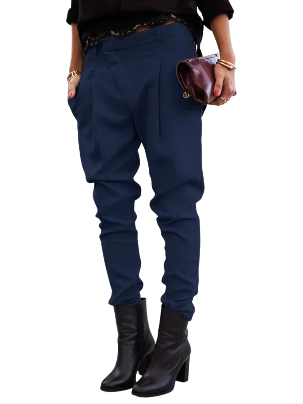 HAZEL™|PANTALONI JOGGER ELEGANTI