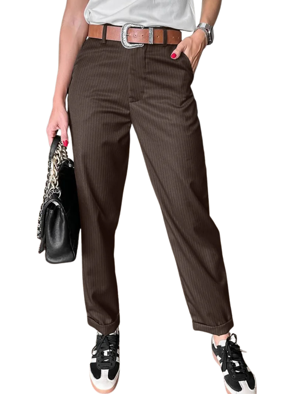 Renata™ | Pantaloni Eleganti a Righe che Valorizzano la Silhouette