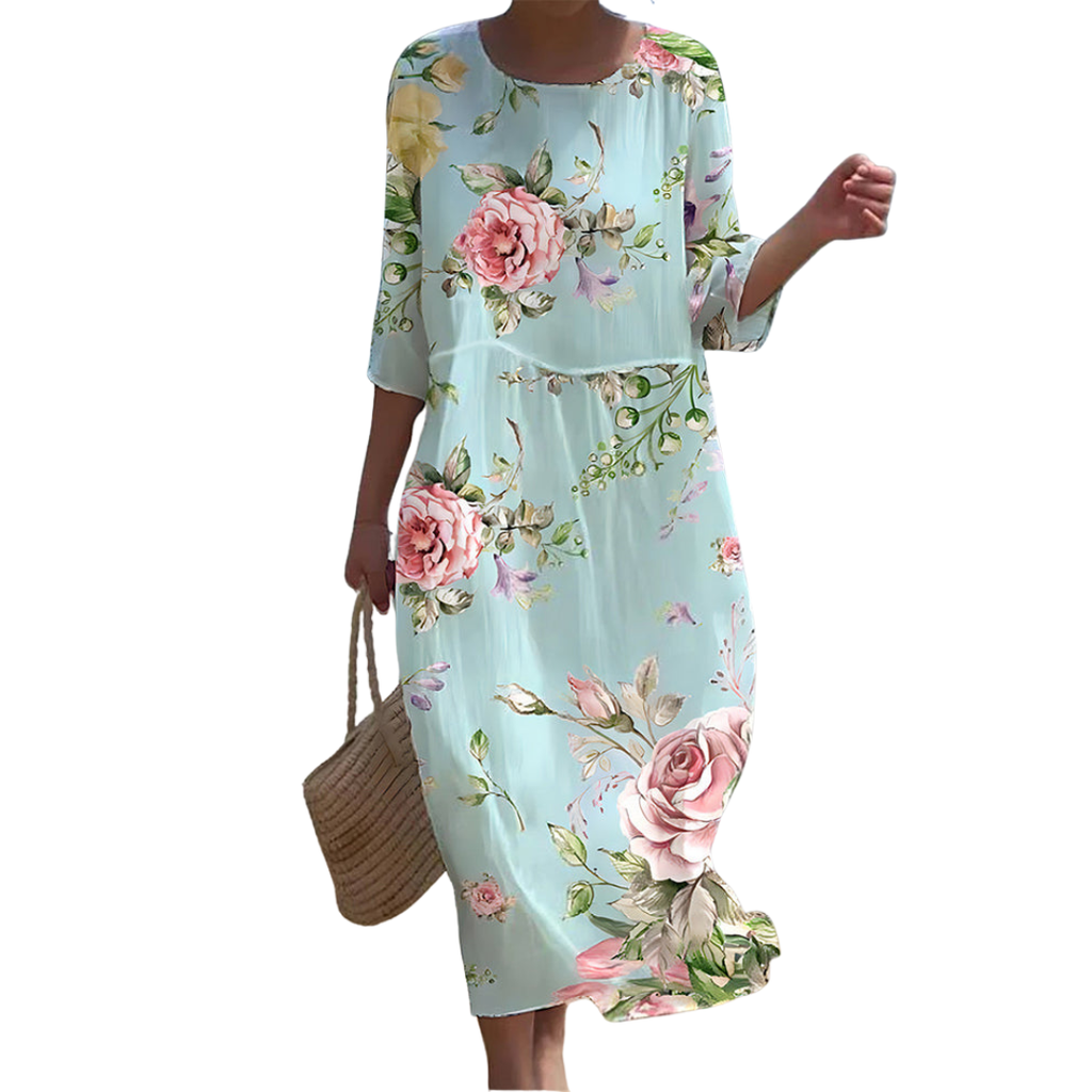 Fiorella™ | Abito Floreale Leggero e Morbido