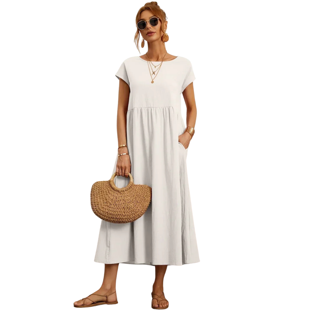 Gabrielle™ | Abito Midi Fluido Elegante