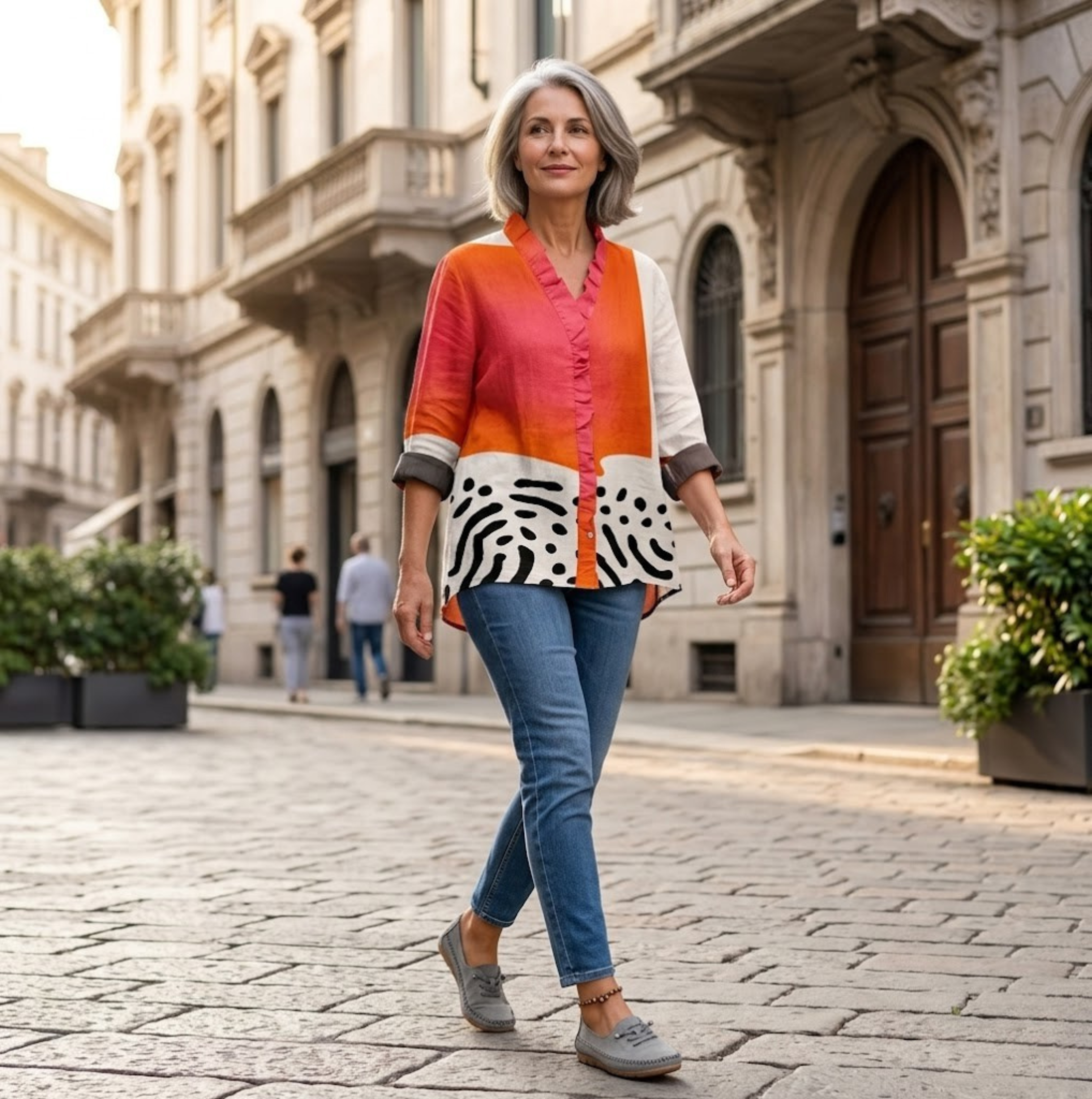 Melinda™ | Blusa estiva in lino elegante e leggera