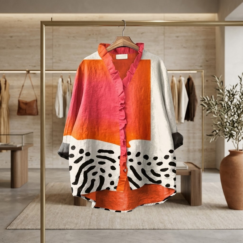 Melinda™ | Blusa estiva in lino elegante e leggera