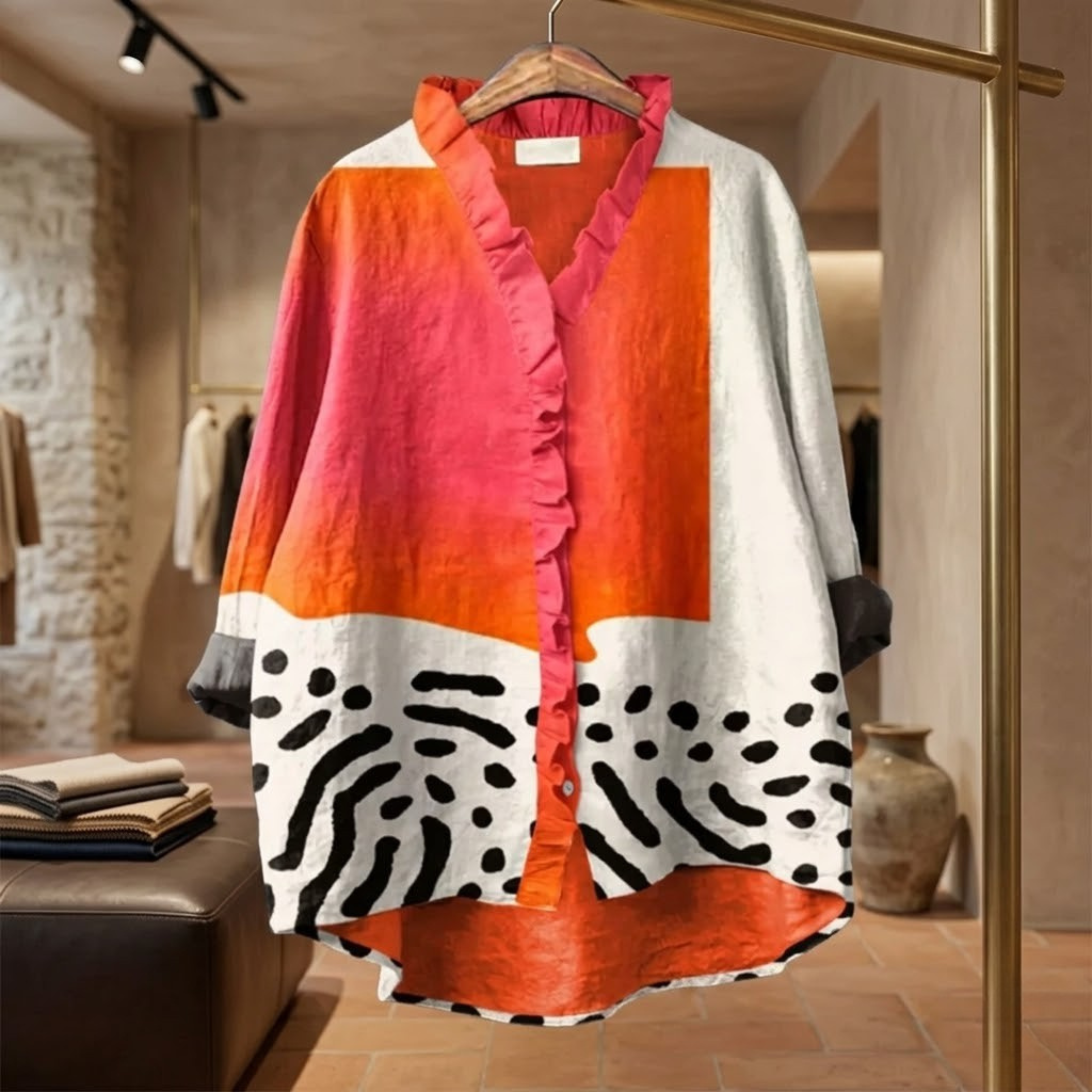 Melinda™ | Blusa estiva in lino elegante e leggera