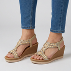 Eden  - Sandalo  comodo donna con zeppa