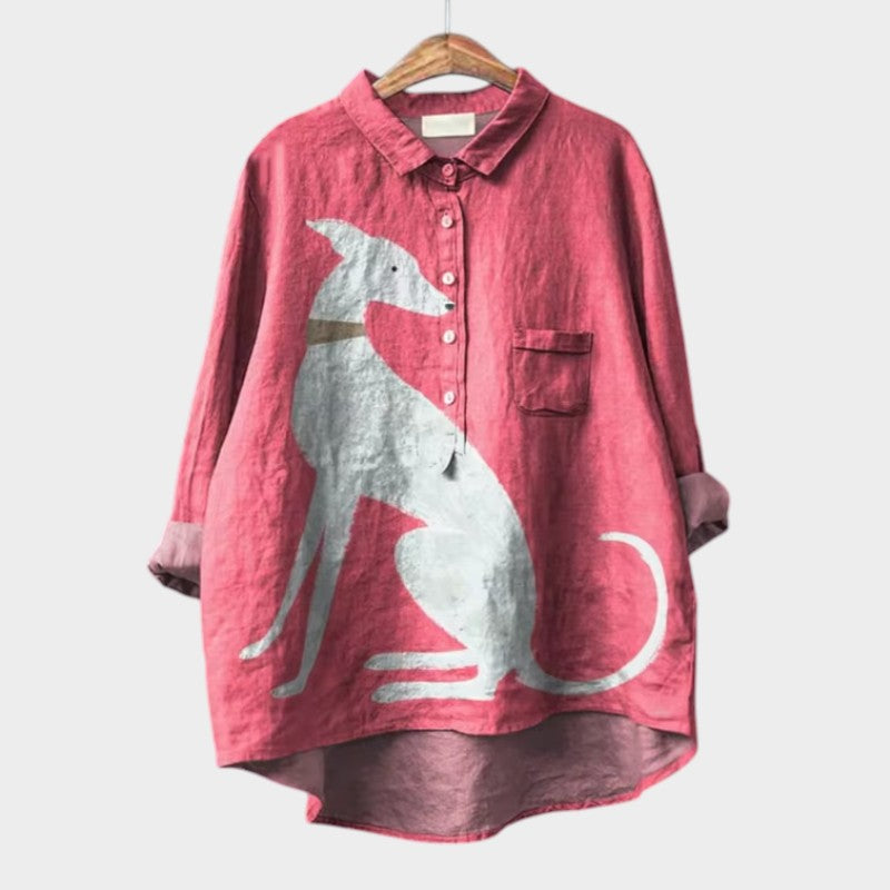 Amélie | Elegante Camisa de Verano en Lino