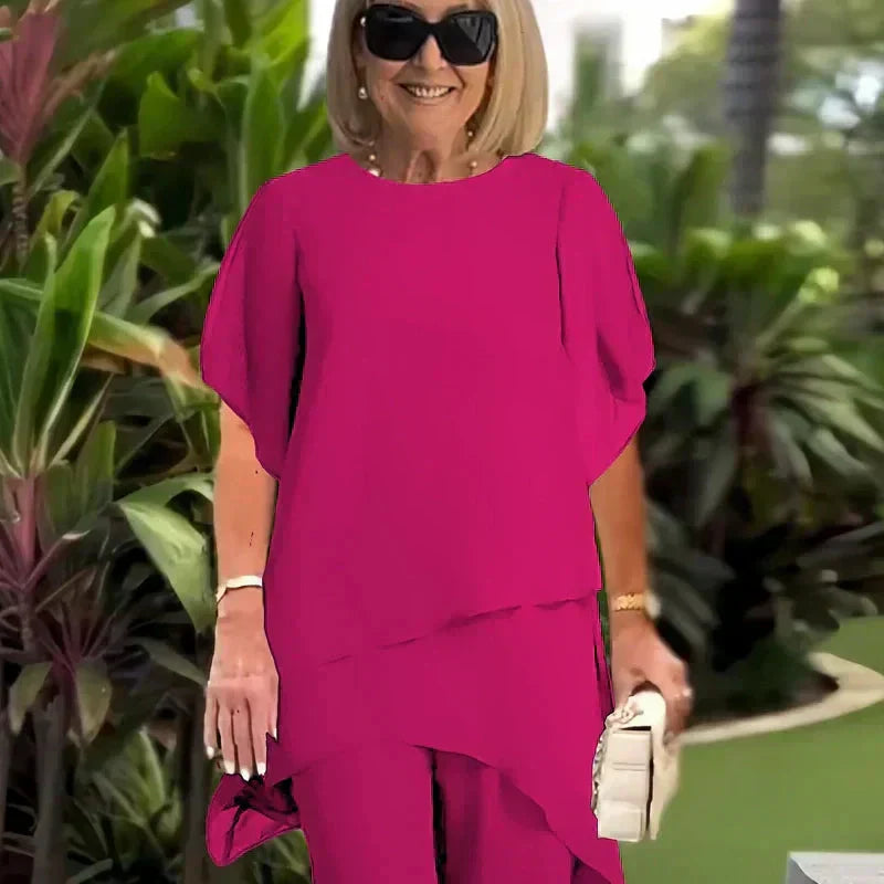 Herlene | Top Chic e Pantaloni Irregolari